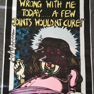 Pink Novelty Wall Art Poster - Retro Graphic Home Decor